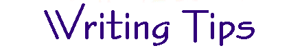 Writing Tips and Books